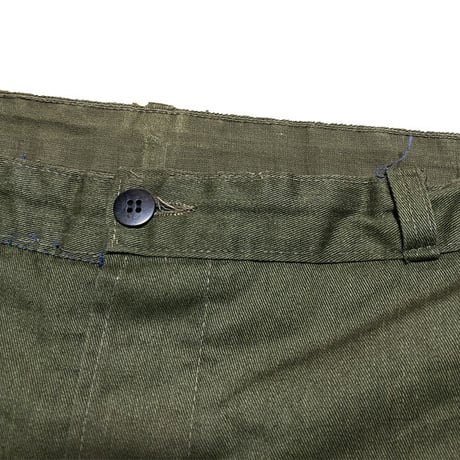 【USED】60'S-70'S FRENCH WORK BUSH PANTS