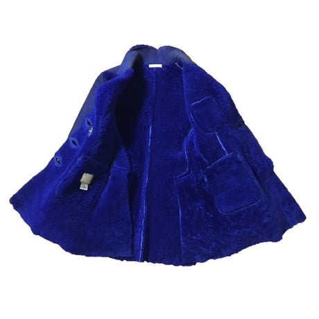 【USED】90'S VIVIENNE WESTWOOD GOLD LABEL MOUTON COAT PURPLE