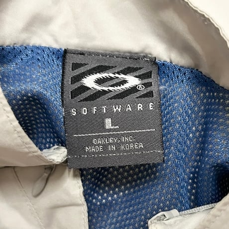 【USED】00's OAKLEY SOFTWARE PULLOVER JACKET