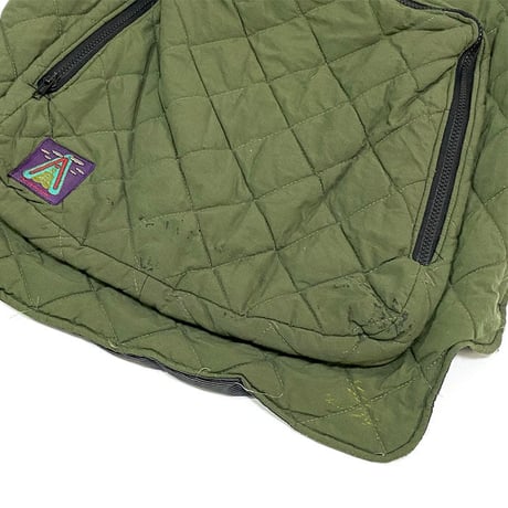 【USED】90'S ANARCHIC ADJUSTMENT QUILTING VEST