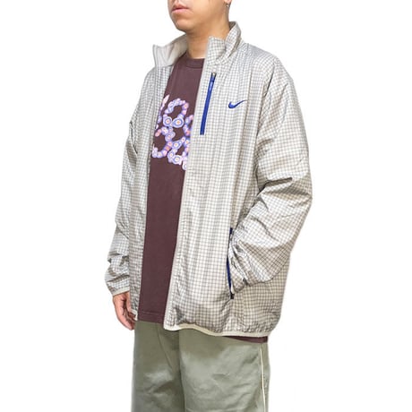 【USED】00'S NIKE LATTICE CHECK SPORTS JACKET
