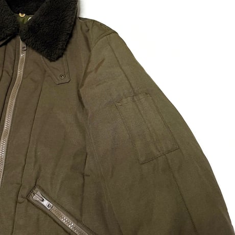 【USED】90's ARMANI JEANS QUILTED AVIATOR JACKET