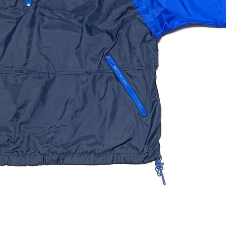 【USED】90'S NIKE HALF ZIP NYLON JACKET BLUE × YELLOW