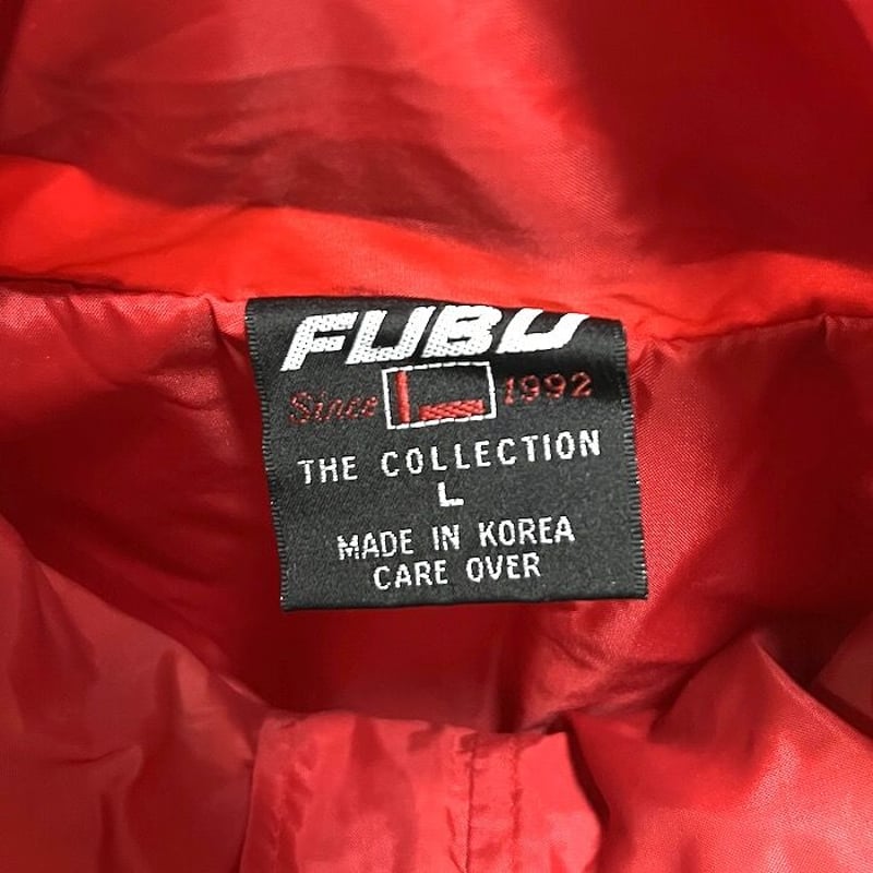USED】90'S FUBU SPORTS POLY ZIP-UP JACKET | KON USED】90'S FUBU SPORTS POLY ZIP-UP JACKET | KON