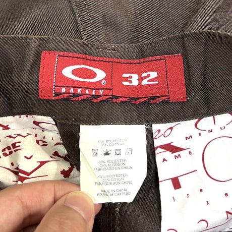 【USED】00'S OAKLEY BROWN SHORTS