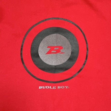 【USED】90'S BUGLE BOY REFLECTIVE PRINT HOODIE