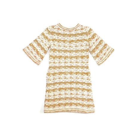 【DEAD STOCK】CHANEL 2015 CRUISE  COLLECTION FANCY TWEED MINI DRESS