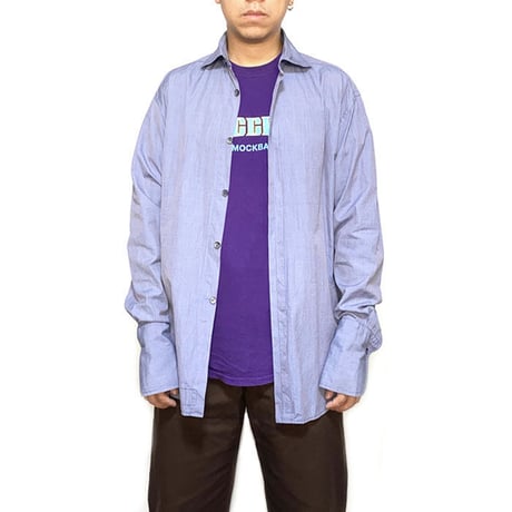 【USED】90'S MALCOLM MCLAREN LONG CUFFS SHIRT