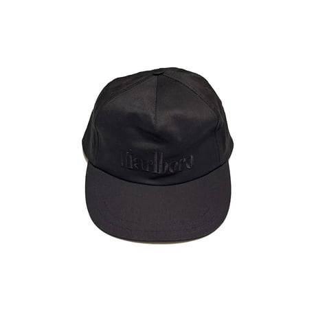 【USED】90's-00's Marlboro All-Black Tonal Logo Cap