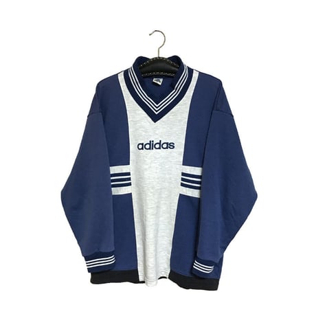 【USED】90'S ADIDAS V-NECK SWEATSHIRT
