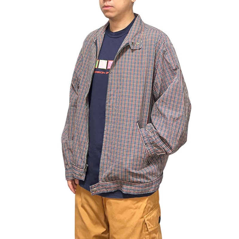 USED】90'S OLD J.CREW CHECK DRIZZLER JACKET | K USED】90'S OLD J.CREW CHECK DRIZZLER JACKET | K