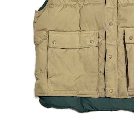 【USED】90's Eddie Bauer Goose Down Vest Made in USA