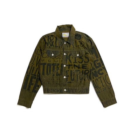 【USED】90'S W.&L.T. GRAFFITI TRACKER JACKET