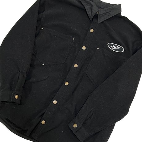 【USED】90'S ALVA SKATEBOARDS SWITCHING FLEECE SHIRT JACKET