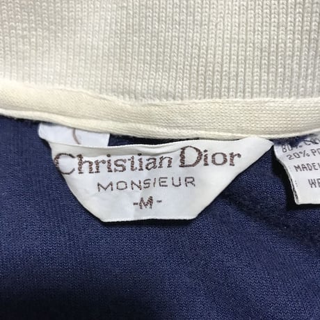 【USED】70'S  CHRISTIAN DIOR VELOR  TRACK JACKET