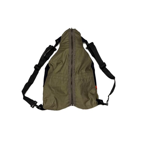 【USED】00's Marithe + Francois Girbaud PU COATED TRANSFORM JACKET SIZE:M