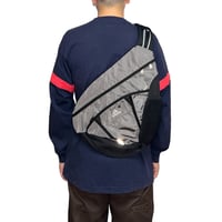 【DEAD STOCK】00's adidas BODY BAG METALLIC GRAY