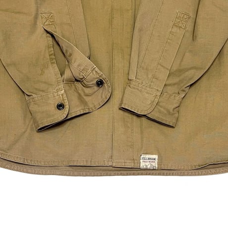 【USED】00's Eddie Bauer 3-POCKET RIPSTOP ZIP SHIRT