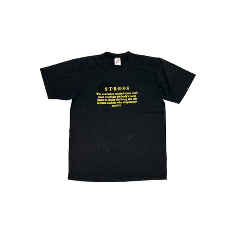 【USED】90's STRESS T-SHIRT