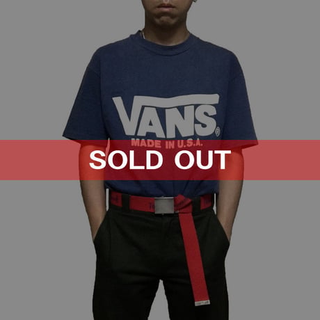 【USED】90'S VANS T-SHIRT MADE IN USA