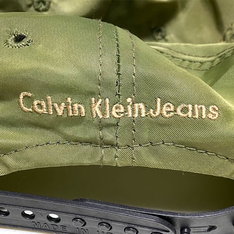 【USED】90'S  CK CALVIN KLEIN JEANS NYLON CAP