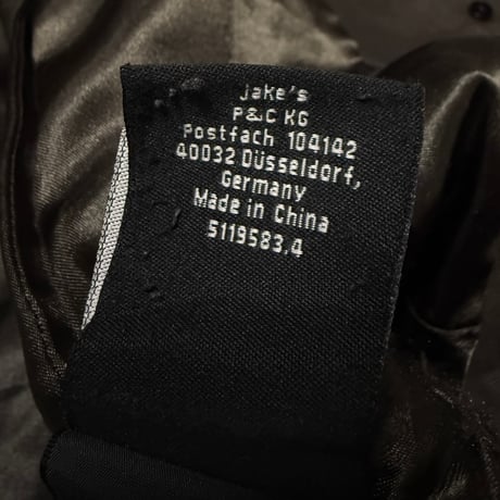 【USED】2010's Jake’s Leather Stand Collar Jacket