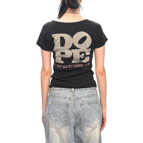 【USED】90's Hysteric Glamour DOPE Y2K T-SHIRT