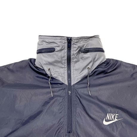 【USED】80'S NIKE HALF-ZIP PULLOVER NYLON JACKET