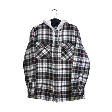 【USED】90'S DICKIES HOODED SHIRT JACKET