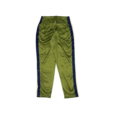 【USED】90's SOLARE SPORTA Side Snap Track Pants Olive Green