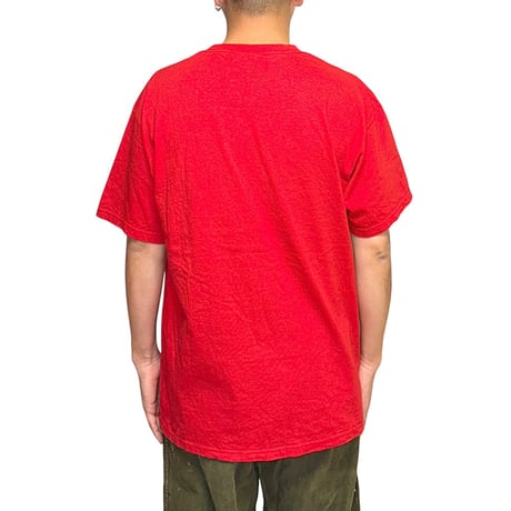 【USED】90's HONDA racing MOTOCROSS RIDER BOX DESIGN T-SHIRT