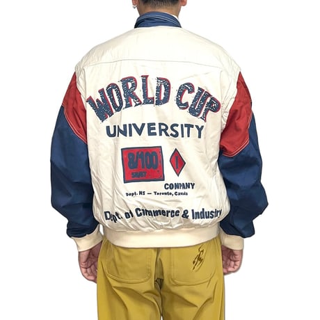 【USED】80's-90's A cause des Garcons TRICOLOR JACKET