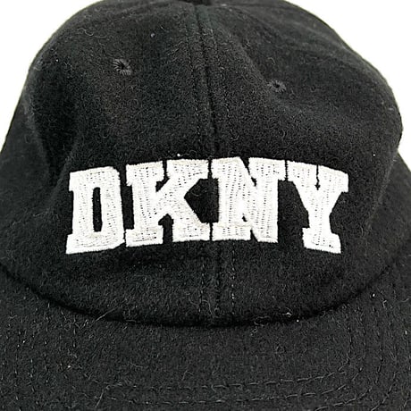 【DEAD STOCK】90'S DKNY LOGO WOOL CAP