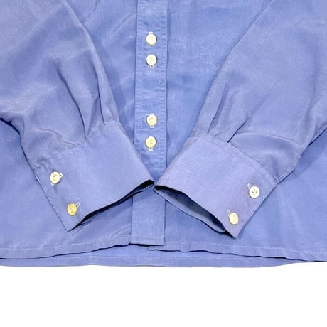 【USED】80'S DANIEL DUVAL LONG POINT COLLAR BLOUSE
