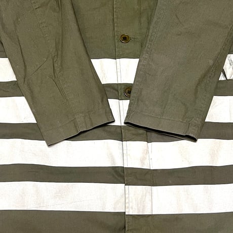 【USED】HELMUT LANG 1999 4LINE PAINT MILITARY COAT