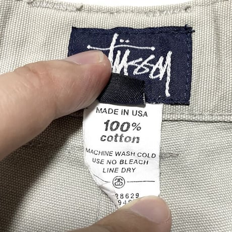 【USED】90'S STUSSY SINGLE POCKET CARGO PANTS