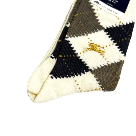【DEAD STOCK】80's Burberrys SOCKS 2P SET