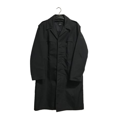 【USED】90'S A.P.C. POLYESTER BALMACAAN COAT