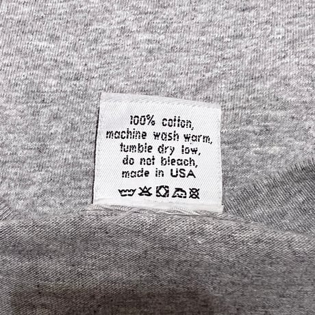 【DEAD STOCK】90's CK Calvin Klein Jeans EMBROIDERY LOGO T-SHIRT GRAY