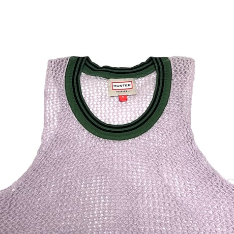 【USED】00's HUNTER MOHAIR KNIT LONG VEST