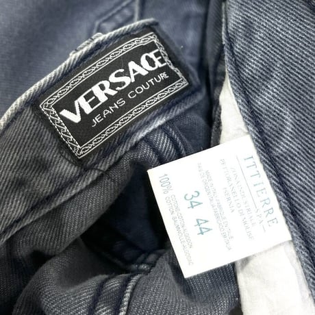 【USED】90'S-00'S VERASCE JEANS DENIM PANTS BLUE GRAY