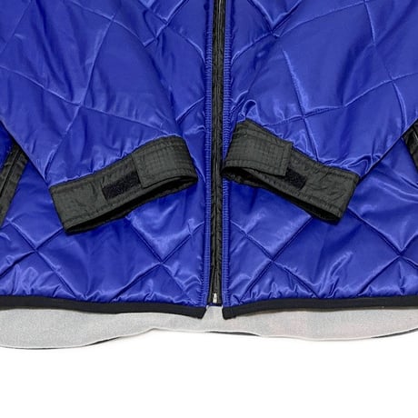 【USED】00'S NIKE QUILTING JACKET METALLIC BLUE