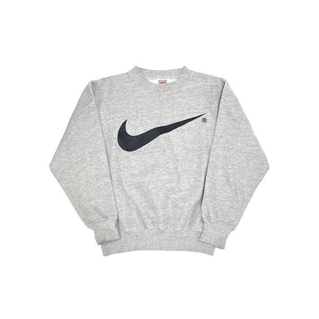 【USED】90'S NIKE BIG SWOOSH SWEATSHIRT