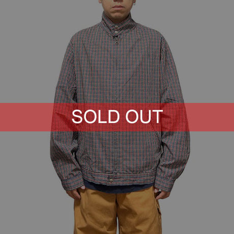 【USED】90'S OLD J.CREW CHECK DRIZZLER JACKET