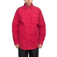 【USED】00's AIRWALK DETACHABLE GIMMICK SHIRT RED