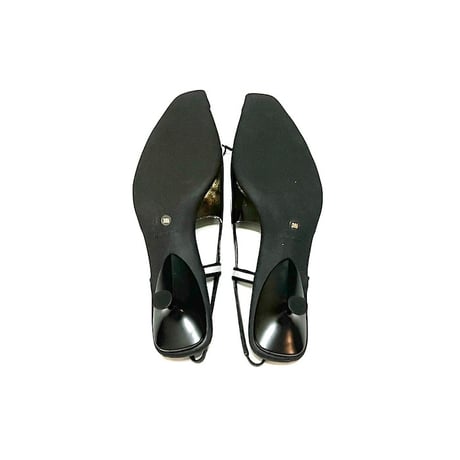 【DEAD STOCK】EARLY 00'S MIU MIU SLING BACK SPOOL HEEL MULE