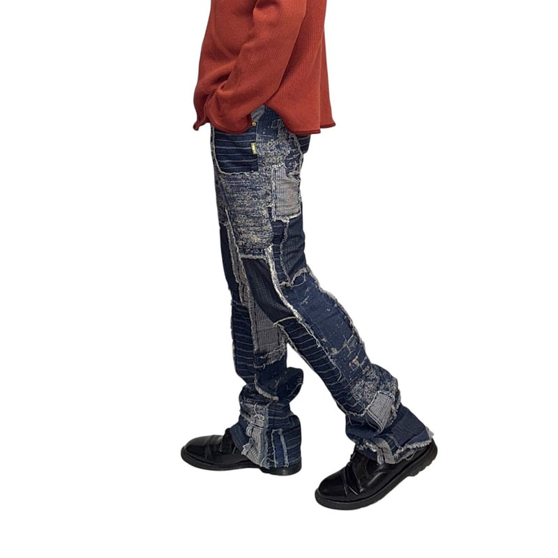 USED】90's Jean Paul Gaultier JPG JEAN'S Patchw