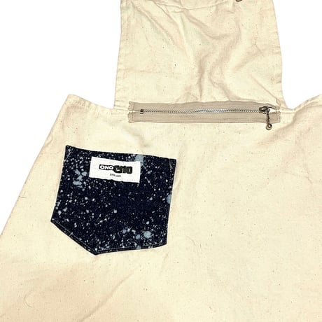 【USED】80's ONO eno ENGLAND OVERALL SKIRT ECRU