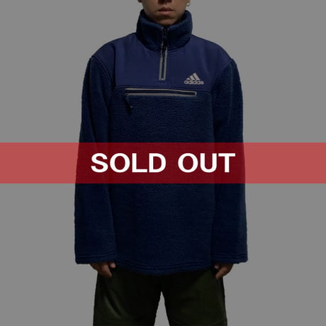 【USED】00'S  ADIDAS HIGH TECH FLEECE TOP