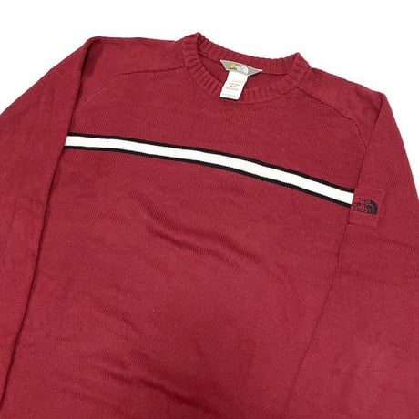 【USED】00'S THE NORTH FACE LINE KNIT SWEATER